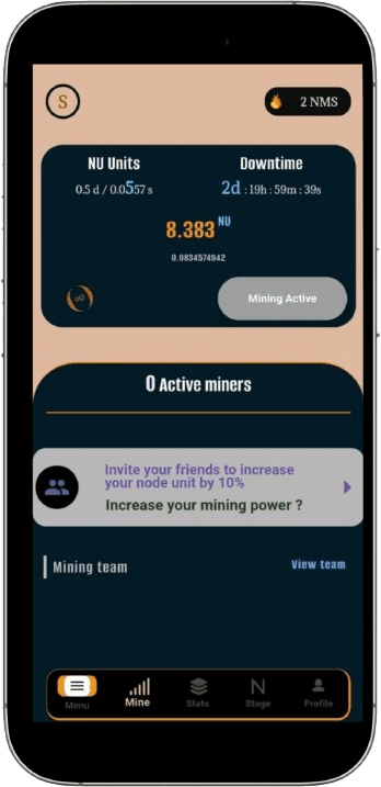 Nucleus Core App Mockup